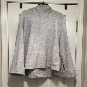 Lululemon Athletica Light Gray Cowl Neck Sweater